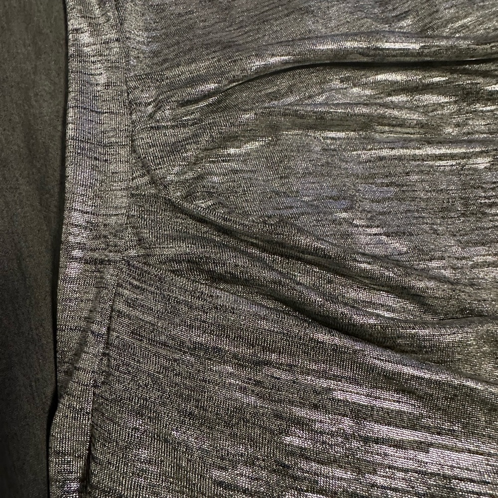 Calvin Klein Metallic Gray Top - Picture 6 of 8